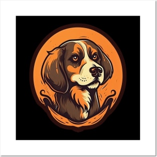 Handsome Spaniel dog Posters and Art